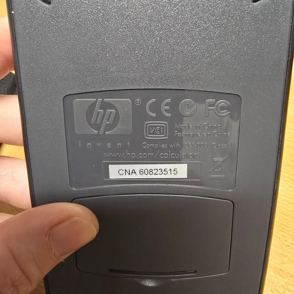 HP 10BII CNA 60823515 With Protective Case Needs New Batteries Untested VTG
